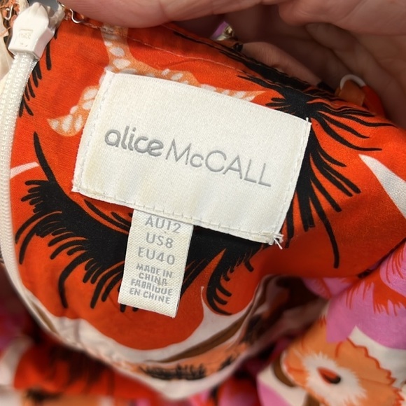 Alice McCall Stop & Stare Floral Wide Leg Jumpsuit Size US8 - Picture 12 of 16